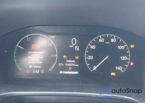 2025 Honda Cr-V Hybrid Sport-L из США, поврежденный, VIN 2HKRS6H81SH807017